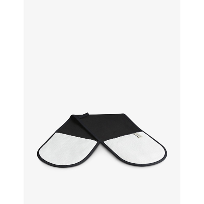 Le Creuset Black Double Oven Glove In Black