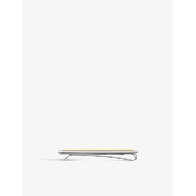 Cartier Grey Double C Palladium-plated Stainless-steel Money Clip In Grey
