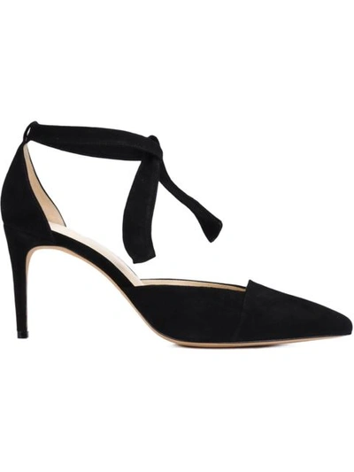 Alexandre Birman Azalea Ankle Tie Pump In Black