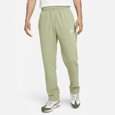 Shop Nike Men's  Sportswear Club Fleece Pants In Green