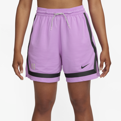 Shop Nike Women's Sabrina Dri-fit Basketball Shorts In Purple