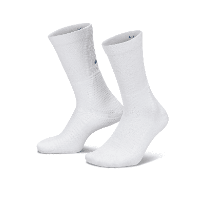 Shop Nike Unisex Sabrina Dri-fit Adv Unicorn Cushioned Crew Socks (1 Pair) In White