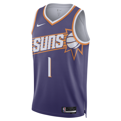 Shop Nike Phoenix Suns 2023/24 Icon Edition  Men's Dri-fit Nba Swingman Jersey In Purple