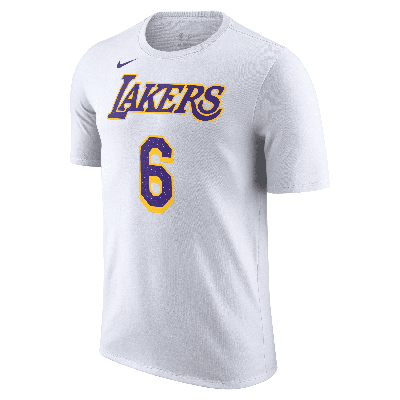 Shop Nike Los Angeles Lakers  Men's Nba T-shirt In White