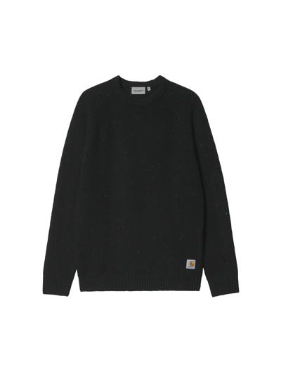 Shop Carhartt Anglistic Sweater In Black