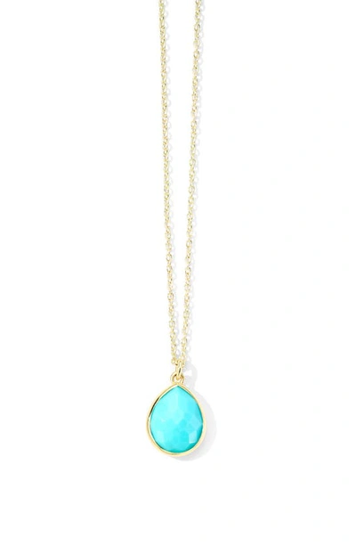 Shop Ippolita Rock Candy Mini Teardrop Pendant Necklace In Gold