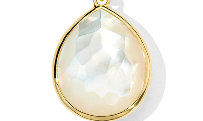 Ippolita 18kt Yellow Gold Rock Candy Medium Teardrop Mother-of-pearl Necklace In Gold