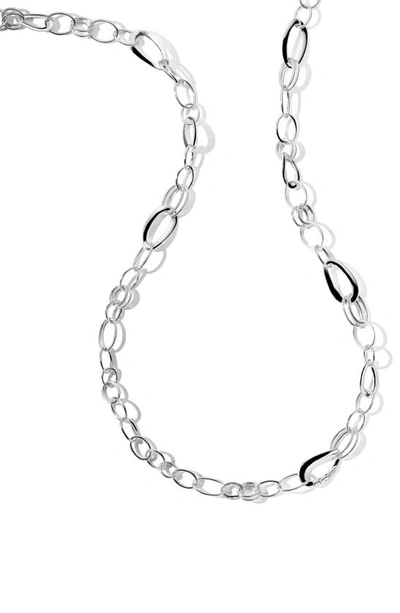 Shop Ippolita Cherish Chain Link Necklace In Silver