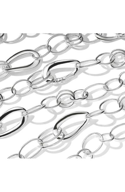 Shop Ippolita Cherish Chain Link Necklace In Silver