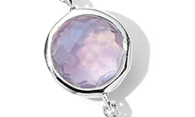Shop Ippolita Lollipop® Ball & Stone Station Necklace In Silver