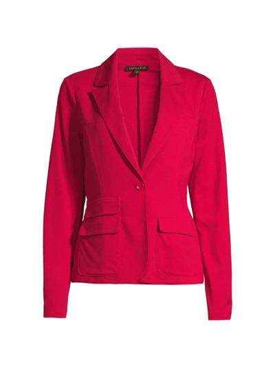 Shop Capsule 121 Women's Samaritan One-button Jacket In Rocket Red