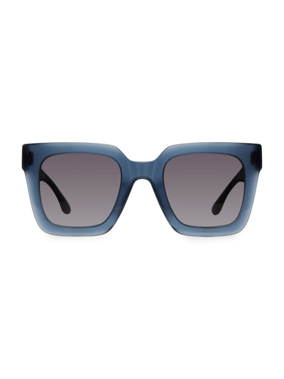 Shop Isabel Marant Women's 41mm Square Sunglasses In Blue