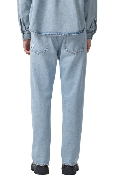 Shop Agolde '90s Organic Cotton Straight Leg Jeans In Snapshot