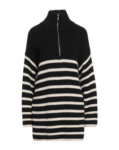 Shop Kate By Laltramoda Woman Turtleneck Black Size S Polyacrylic, Wool, Viscose, Alpaca Wool