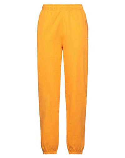 Shop Nike Woman Pants Apricot Size Xl Cotton, Polyester In Orange