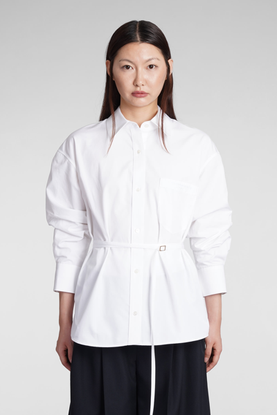 Shop Alexander Wang Shirt In White Cotton