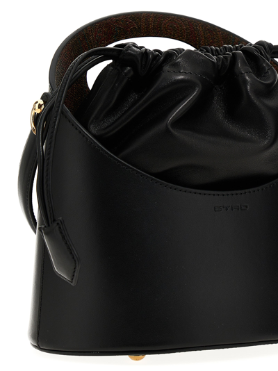 Shop Etro Saturno Crossbody Bags Black