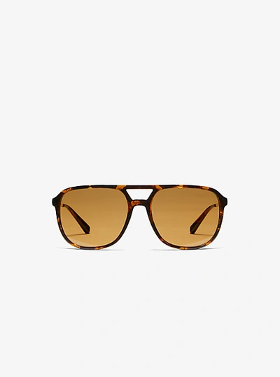 Shop Michael Kors Perry Street Sunglasses In Brown