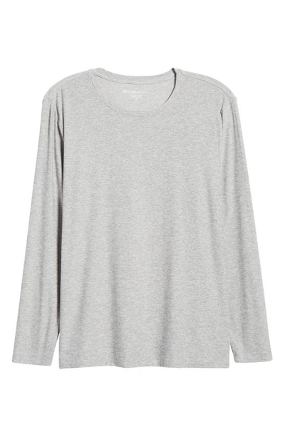 Shop Beyond Yoga Featherweight Always Beyond Long Sleeve Performance T-shirt In Silver Mist