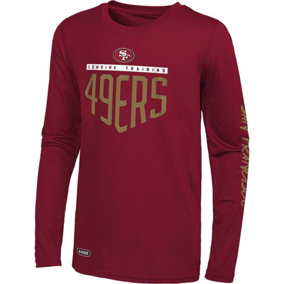 Outerstuff Youth Scarlet San Francisco 49ers Long Sleeve T-Shirt Size: 2XL