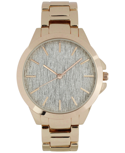 Shop Inc International Concepts Women's Rose Gold-tone Bracelet Watch 39mm, Created For Macy's