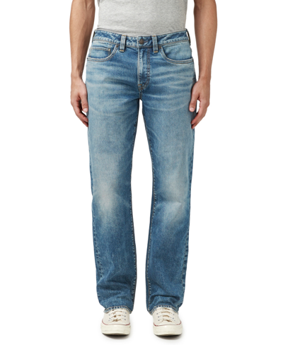Shop Buffalo David Bitton Men's Relaxed Straight Driven Jeans In Contrast Sanded