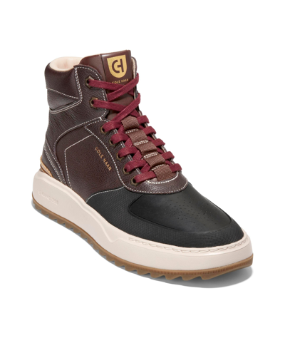Shop Cole Haan Men's Grandpro Crossover Lace-up Sneaker Boots In Madeira