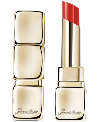 Shop Guerlain Kisskiss Shine Bloom Lipstick In - Poppy Kiss