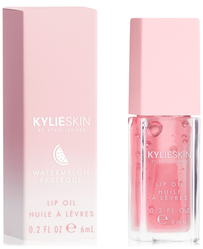 Shop Kylie Cosmetics Kylie Skin Lip Oil In Watermelon (soft Pink)