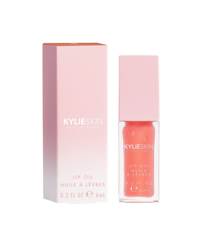 Shop Kylie Cosmetics Kylie Skin Lip Oil In Passion Fruit (peachy Coral)