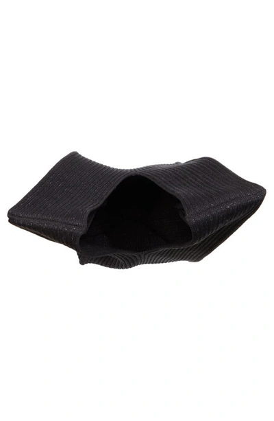 Shop Cfcl Glitter Notched Rib Handbag In Black-black