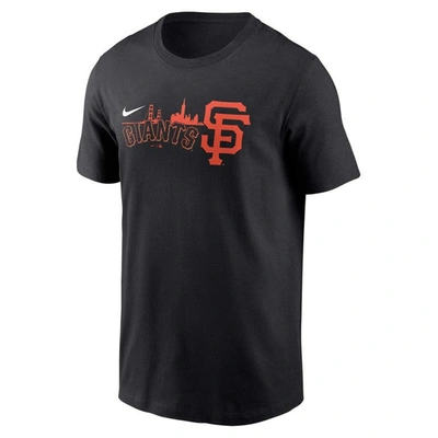 Shop Nike Black San Francisco Giants Local Team Skyline T-shirt