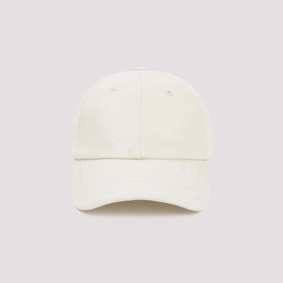 Shop Jacquemus La Casquette Hat In Off White