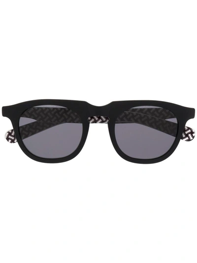 Shop Drumohr Sunglasses With Logo In Black