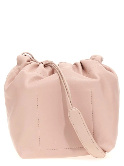 Shop Jil Sander 'dumpling' Bucket Bag In Pink