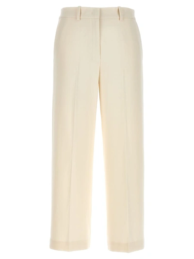 Theory White Relax Pants In White