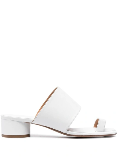 Shop Maison Margiela Tabi Sandals Shoes In White