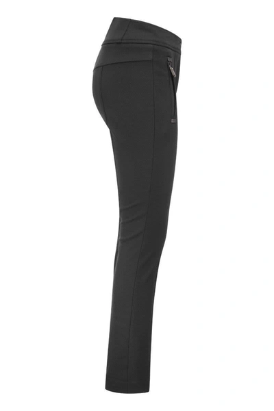 Shop Moncler Grenoble Pantaloni Slim Fit In Black