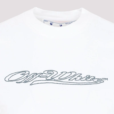 Shop Off-white Bling Baseball Fitted Tee Tshirt