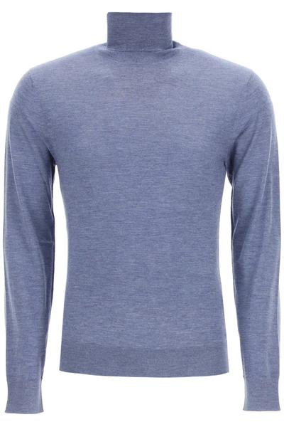 Dolce & Gabbana Cashmere Turtleneck Jumper In Multicolor
