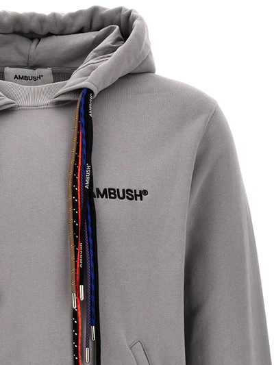 Shop Ambush 'multicord' Hoodie In Gray