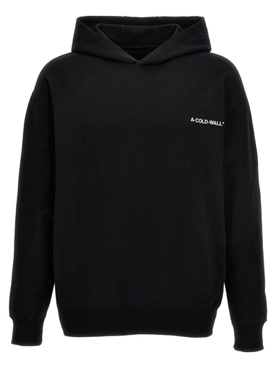Shop A-cold-wall* 'essential Small Logo' Hoodie In Black