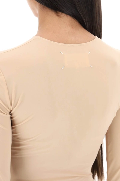 Shop Maison Margiela Second Skin Long Sleeve Bodysuit