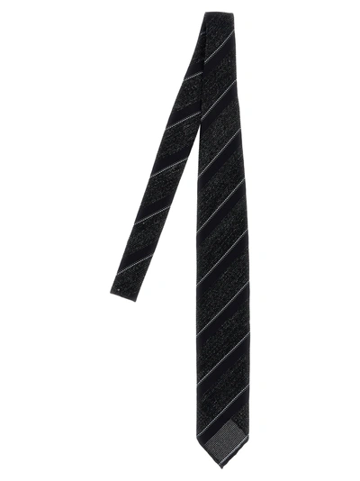 Shop Brioni Regimental Ties, Papillon Multicolor