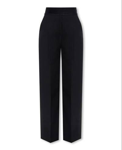 Shop Alexander Wang Pleated Front Trousers In Black