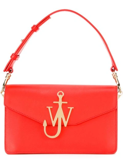 Jw Anderson J.w. Anderson J.w. Anderson Logo Detail Tote In Red