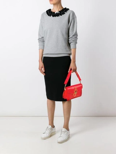 Shop Jw Anderson Logo Plaque Shoulder Bag