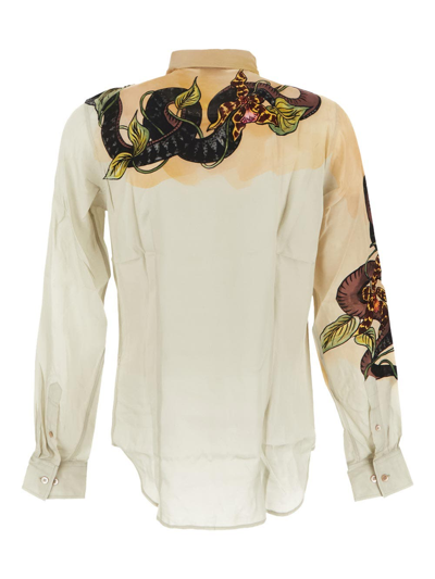 Shop Dries Van Noten Celdon Shirt In Multicolor