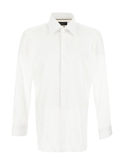 Shop Hugo Boss Polo Shirt In White