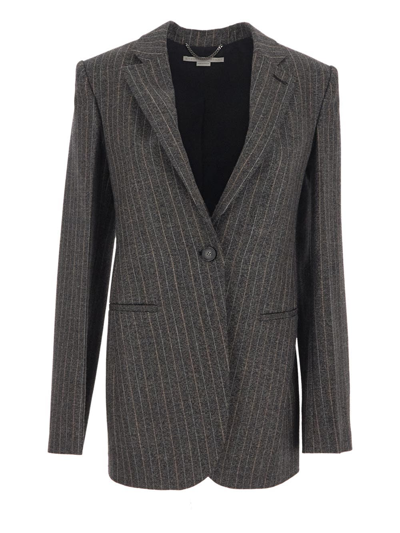 Shop Stella Mccartney Slim Jacket In Grey
